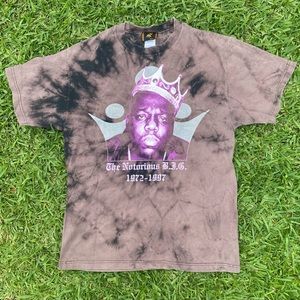 Brooklyn Mint Biggie Smalls Tie Dye T-shirt Size L Rare.